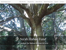 Tablet Screenshot of naahillahee.org